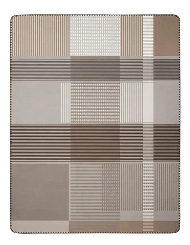 Wohndecke New Look von Biederlack, braun 150 cm x 200 cm von Biederlack