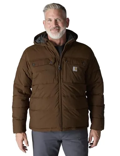 Carhartt Montana Textiljacke - Dunkelbraun - L - Funktionsjacke mit Rain DefenderTM für wasserabweisenden Schutz und Wind FighterTM für winddichten Komfort - ideal für Outdoor-Aktivitäten.