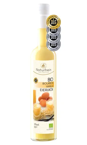 Eierlikoer Vanille cremig Likör fein Advokat Geschenk Bio naturhein Advocaat