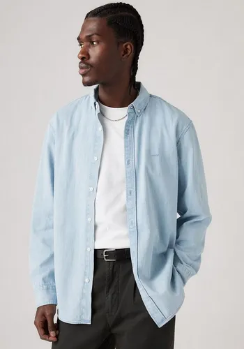 Levi's Herren Authentic Button Down Andre Light Wash XL - Herrenhemden, klassisches Button-up-Hemd im Relaxed Fit für lässigen Stil und hohen Tragekomfort, ein originales Levi's Produkt mit dem ikonischen roten Tab.