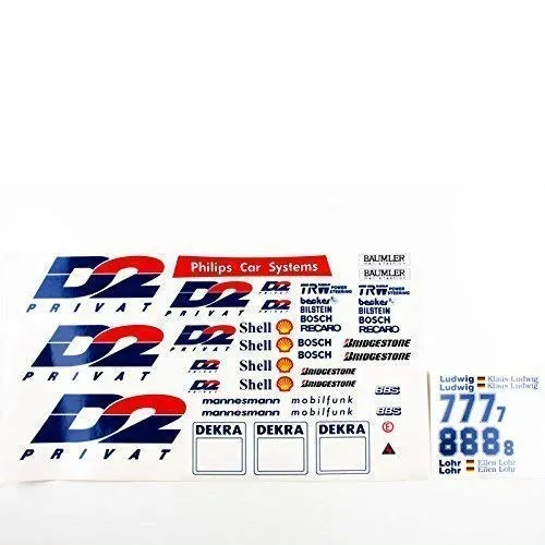 Dekorbogen 1:10 AMG Mercedes D2 Kyosho LZ-800