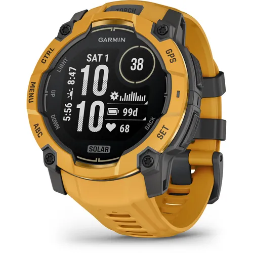 Garmin Instinct 3 Solar 45 mm - Robuste Outdoor-Smartwatch - Die Garmin Instinct 3 Solar ist ideal für Abenteuer und Outdoor-Aktivitäten. Mit präziser Navigation und Solaraufladung für längere Nutzung. Perfekt für Wandern, Trailrunning und Ski. Jetzt im Bergfreunde.de Online-Shop entdecken!