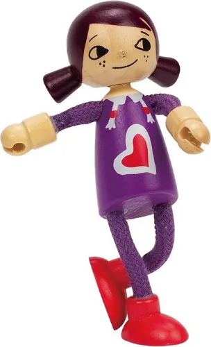 Hape Biegepuppe ca. 10,5 cm aus Holz