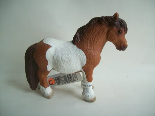 Bullyland Shetlandpony Stute Pferd 62566 braun weiß