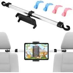 Auto-Tablet-Halter, Anti-Shake-Tablet-Halter mit 4 Autositz-Haken