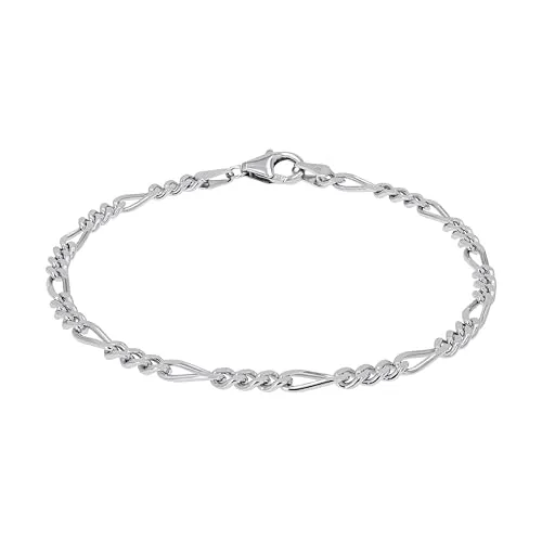 Amor Armband 925 Sterling Silber Unisex - Elegantes Unisex-Armband aus 925er Sterling Silber, rhodiniert für langanhaltenden Glanz und Hautverträglichkeit. Perfekt in Geschenkbox für jeden Anlass.