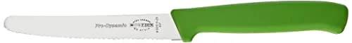 F. DICK ProDynamic Allzweckmesser mit Wellenschliff (Küchenmesser apfelgrün, Klingenlänge 11 cm, Universalmesser, Klinge X55CrMo14 Stahl, Härte 56° HRC) 85015112-23