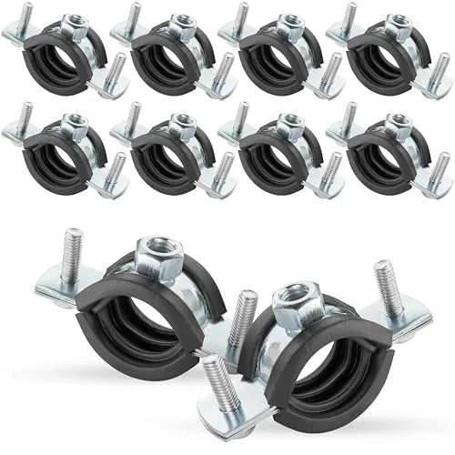 Rohrschellen Schwarz von Poppstar