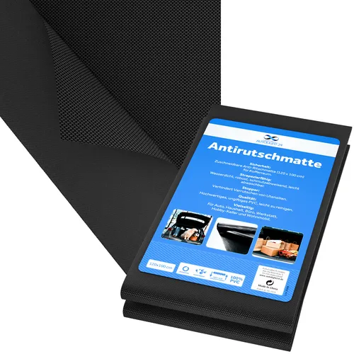 Antirutschmatte 120x100 cm Zuschneidbare Schutzmatte für Kofferraum Auto Camping