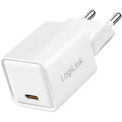 Logilink Usb-c Gan-ladegerät 20w Power Delivery 3.0 Quick Charge 3.0 Weiß