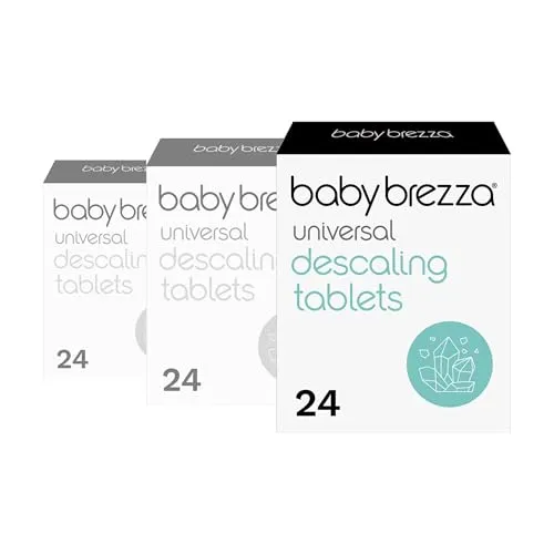 Baby Brezza Entkalkungstabletten (3er Set) für alle Geräte - Effektive Entkalkung für Baby Brezza Produkte: Entfernt zuverlässig Kalk und Mineralrückstände. Babysicher, geruchlos und leicht anzuwenden – ideal für regelmäßige Pflege und optimale Geräteleistung.