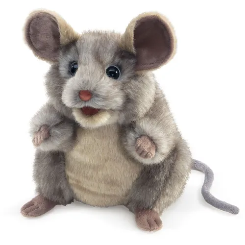 Graue Maus Folkmanis Handpuppe von Folkmanis