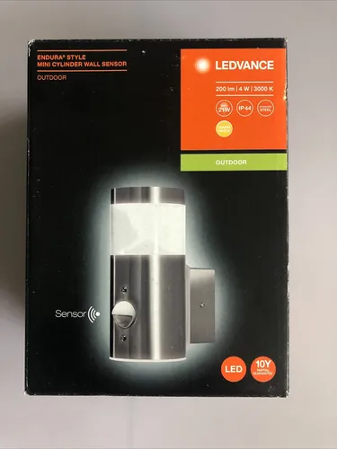 Ledvance Außenleuchte Wandlampe Endura Style Mini Wall 4W 200lm warmweiß Sensor