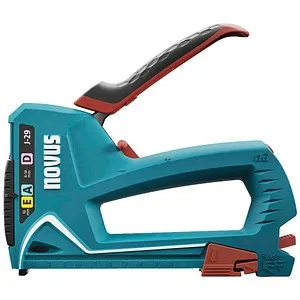 Novus Handtacker J-29: Vielseitiger Tacker für Klammern und Nägel - Tacker für 6-14 mm Klammern und 16 mm Nägel, ideal für präzise Befestigungen im Handwerk und Heimwerken.