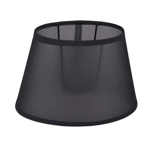 Dirk Davids Lampenschirm für Tischleuchte - Oval Transparent Schwarz TL 24-16-16 - Hochwertiger Lampenschirm aus transparentem Schwarz, ideal für stilvolle Tischleuchten und eine elegante Raumgestaltung.