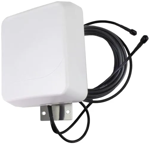 Xoro 5G LTE Antenne Außenantenne 2348 Multiband Duo Antenne - Antennen & Signalverstärker – Wetterfeste 5G LTE Außenantenne mit 9 dBi max. Verstärkung, ideal für stabile Verbindungen und hohe Datenraten in allen LTE Netzen.
