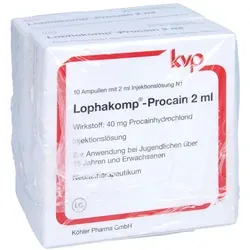 Lophakomp Procain 2 ml Injektionslösung von Köhler Pharma