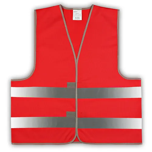 easyMesh® Kinder Signalweste Warnweste Rot S (ca.7-12 Jahre)