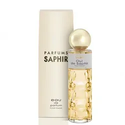 SAPHIR Oui De Saphir EDP 200ml - Unisex Duft mit blumigen Akkorden, ideal für elegante Frauen. Entdecken Sie den zeitlosen Duft, der Stil und Selbstbewusstsein verkörpert.