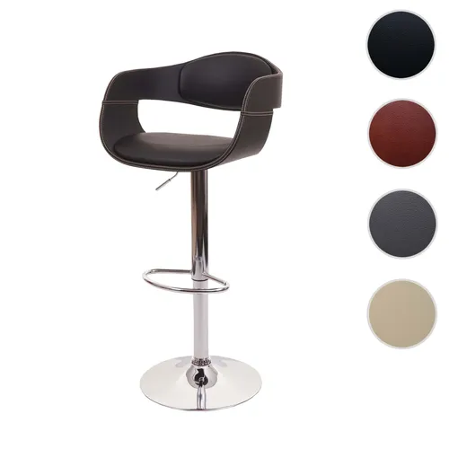 Barhocker HWC-A47b im Retro-Design
