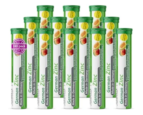 Zink Brausetabletten Pfirsich-Maracuja 12x20 Stk. von T&D