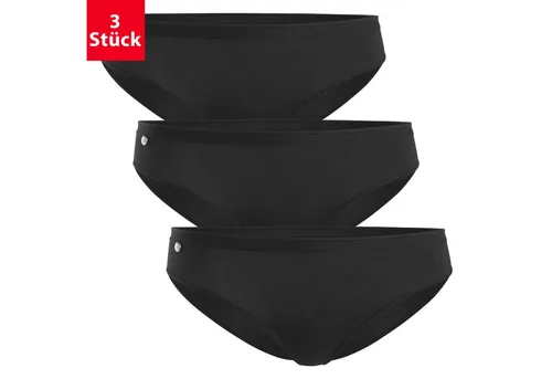 celodoro Slip Damen Basic Bikini Slip (3er Pack) mit Schmuck Logo