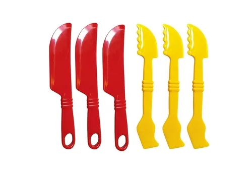 EDUPLAY Experimentierkasten Modelliermesser 6er Set