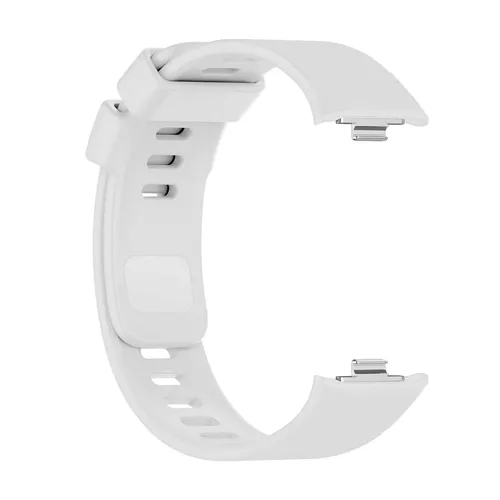 Ersatzarmband für Xiaomi Smart Band 8 Pro, Redmi Watch 4, Farbe Weiß, Silikon