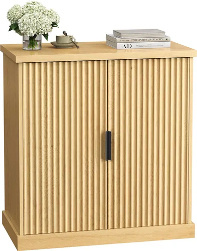 VASAGLE Sideboard Küchenschrank mit verstellbarer Ablage - Bürostühle: Elegantes Sideboard mit robustem Design und flexiblem Stauraum, ideal für jeden Raum. Einfache Montage und hohe Tragfähigkeit für dauerhaftes Vergnügen.