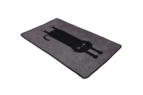 Teppich Badezimmerteppich Kelim 100% POLYESTER, 70 x 120 cm L5244 - Badezimmerteppich in bunten Farben, aus 100% Polyester für eine weiche und angenehme Oberfläche. Ideal für den täglichen Gebrauch und pflegeleicht.