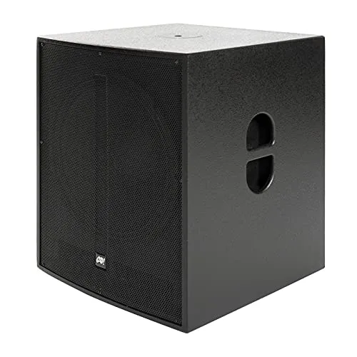 MUSIC STORE Go! Sub 18A Aktive Bassbox - Subwoofer mit 1000W Peak-Leistung und 18 Zoll Tieftöner: Ideal für beeindruckende Bassperformance bei Veranstaltungen, flexibel einsetzbar und einfach transportierbar.