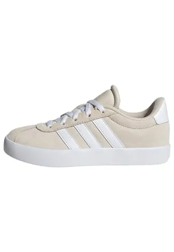 adidas VL Court 3.0 Kinder Sneaker - Stylische Kinder-Sneaker aus Leder mit flacher Gummisohle, ideal für Freizeit und Schule.