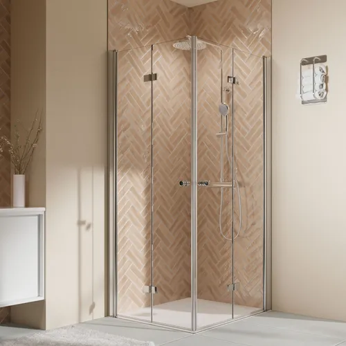 Breuer Elana 2.0 Eckeinstieg 1000x1000mm Klarglas