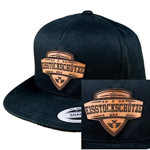 Shirtbild Eisstockschütze Eisstock Eisstockschießen Cap (Größenverstellbaru)