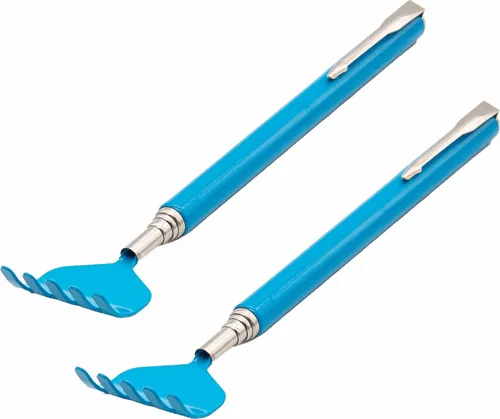 2x Rückenkratzer Teleskop Kratzhand Rückenkrauler Ausziehbar Rücken Kratzhilfe