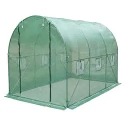 EDENIA Foliengewächshaus KARDO 2 x 3 m - Der freistehende Garten-Tunnel KARDO schützt Pflanzen effektiv vor Frost und Schädlingen. Mit verzinktem Stahlgestell und verstärkter PE-Folie bietet er optimale Bedingungen für den Anbau. Ideal für Hobbygärtner!