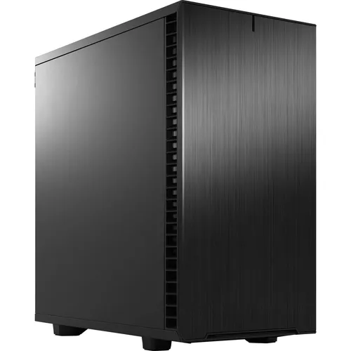 Fractal Design Define 7 Mini PC-Gehäuse Schwarz - PC-Gehäuse mit vollständig abnehmbarem Oberteil für einfache Installation und optimales Kabelmanagement, ausgestattet mit fünf USB-Anschlüssen, darunter USB 3.1 Gen 2 Typ-C für schnelles Laden und hohe Übertragungsraten.