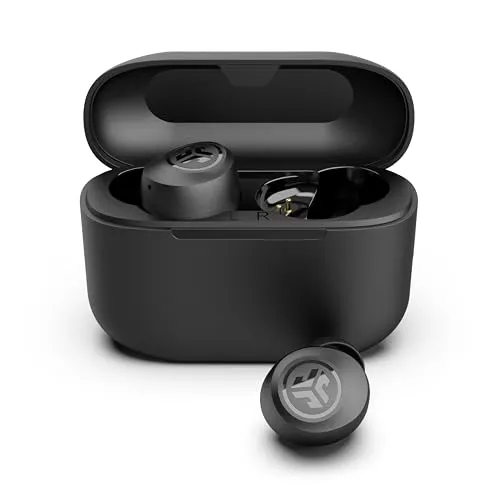 JLab Go Air Pop+ In Ear Kopfhörer - Kabellose Bluetooth Kopfhörer mit über 35 Stunden Akkulaufzeit und automatischer Verbindung, ideal für Musikgenuss unterwegs.