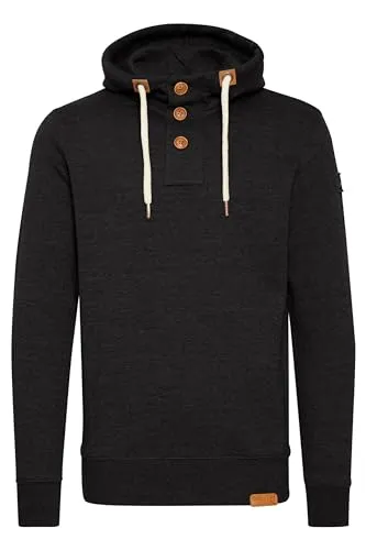 !Solid TripStrip Herren Kapuzenpullover - Bequemer Hoodie mit Fleece-Innenseite - Kapuzenpullover für Herren, aus hochwertiger Baumwollmischung mit kuschelweichem Fleece-Innenfutter, ideal für lässige Looks und nachhaltige Mode.