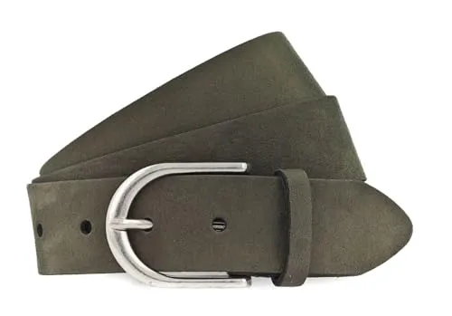 Vanzetti 35 mm Veloursgürtel - 95 - Damen-Gürtel aus hochwertigem Veloursleder, perfekt für einen eleganten Look und vielseitig kombinierbar.