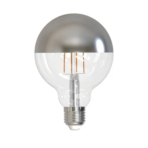 Müller Licht LED Lampe G95 8.5W DIM Retro HD - Energiesparlampe mit dimmbarem warmweißem Licht (2700K) für eine behagliche Atmosphäre. Hohe Lichtqualität mit Ra 90 und energiesparend, ideal für offene Leuchten.