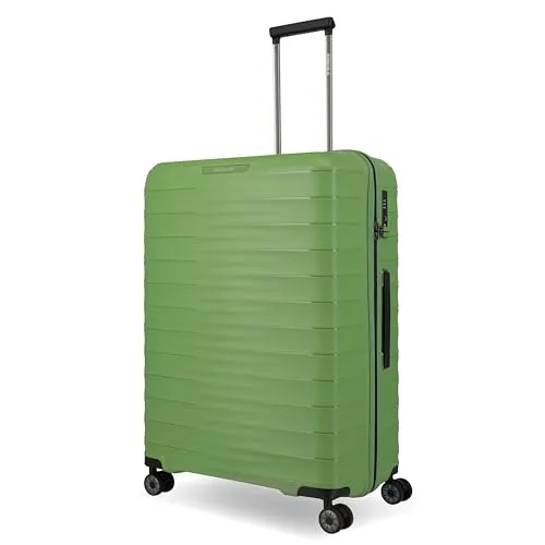 Travelite Mooby 4 Rollen Trolley L 77 cm in grün von travelite