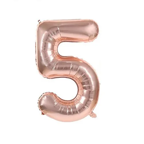 Folienballon Zahlen Rosegold Luftballon Zahl Helium Ballon Nummern 0-9 groß