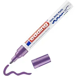 edding 750 Glanzlackmarker - violett, 1 Rundspitze 2-4 mm