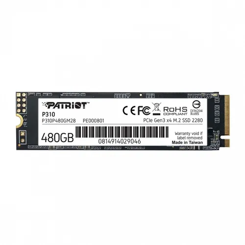 P310 480 GB SSD - Festplatte mit PCIe 3.0 x4 NVMe 1.3, blitzschnelle Datentransferrate von bis zu 1.700 MB/s für optimale Systemleistung.