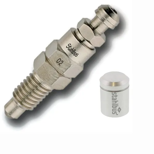 Produktbild stahlbus Schnell-Entlüfterschraube Entlüfterventil M8x1.25x16 +Ventilkappe Natur