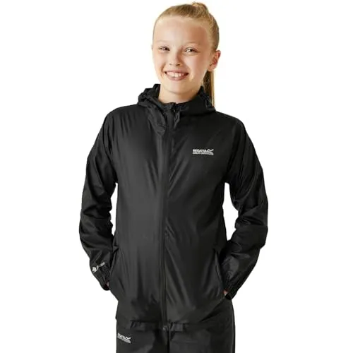 Regatta Unisex-Child Kid Pk It JKT III Jacke - Funktionsjacke mit langlebiger wasserabweisender Beschichtung und versiegelten Nähten, ideal für aktive Kinder bei jedem Wetter.