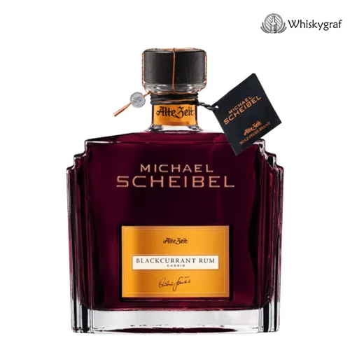 Scheibel Alte Zeit Blackcurrant Rum - Limited Edition 2023 - Rum aus der Scheibel Schatzkammer in 0,7 l Geschenkbox, mit harmonischem Geschmack und Noten von Vanille, ideal als Digestif oder pur.