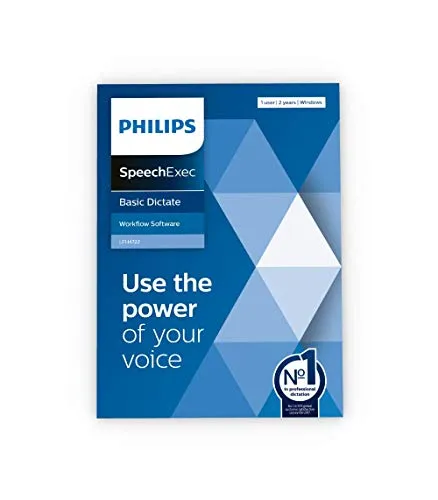 Philips SpeechExec Basic Diktiersoftware LFH4722/00, 2-Jahres-Abo