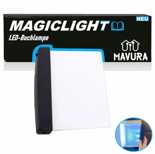 MAVURA MAGICLIGHT LED Buchlampe Leseleuchte Lesezeichen Leselampe